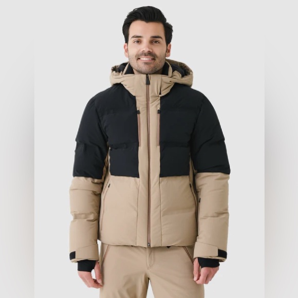 Men's Aztech Mountain Super Nuke Wool Hybrid Down Ski Jacket - Picture 1 of 10